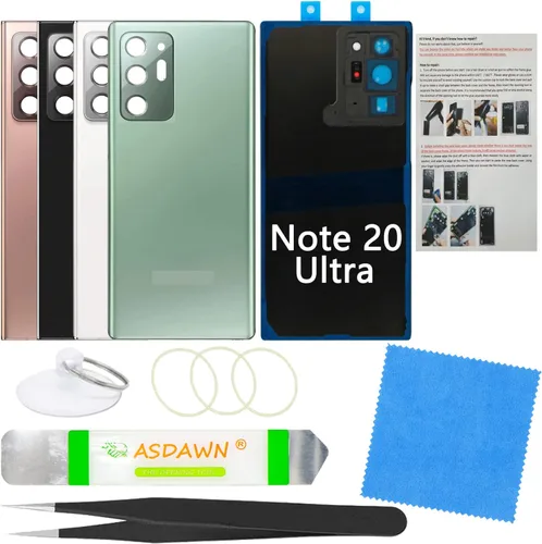 Vista 88 de Para Galaxy Note 8 SM-N950 All Carriers Reemplazo de cristal del panel Cinta preinstalada + lente de cámara preinstalada + kit de herramientas