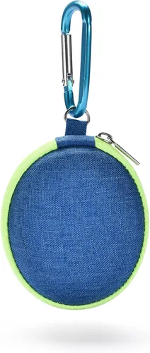 Vista 6 de Estuche de transporte Bolsa de almacenamiento Proteger Funda compatible con Tamagotchi Pix Virtual Pet Game Machine (azul)
