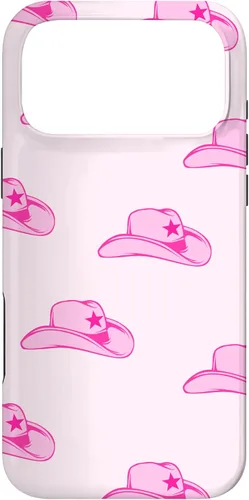 Vista 22 de Funda con estampado de sombrero de vaquero rosa para iPhone 13 Pro Max