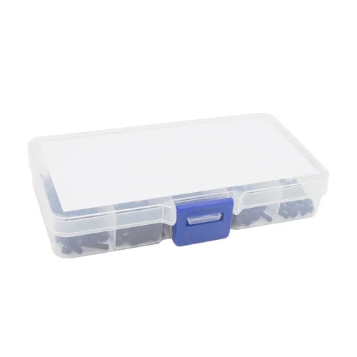 Vista 8 de Metric M2.5 Nylon Phillips Tornillos de cabeza plana tuercas arandelas planas Kit surtido (negro)