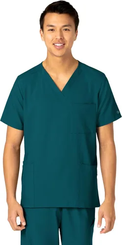 Vista 21 de Wink W123 - Camisa médica unisex con 4 bolsillos Negro