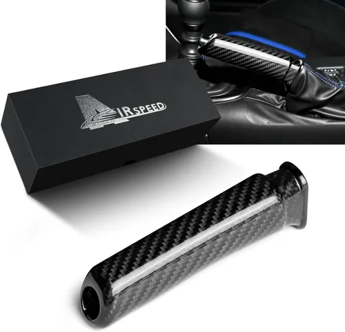 Vista 10 de AIRSPEED Cubierta de freno de mano de coche de fibra de carbono reemplazar palanca de mango de agarre para Subaru BRZ Toyota 86 2013-2020 Accesorios