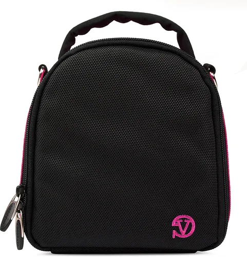 Vista 3 de Vangoddy – Laurel Bolsa para Nikon Coolpix P990/P610/P900/P530/P600/P7800/P520/P510/P500/P100/P90/P80 Digital SLR Cámaras (Rosa)