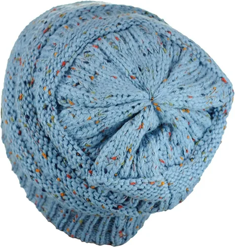 Vista 662 de C.C Trendy Warm Chunky Soft Stretch Cable Knit Beanie