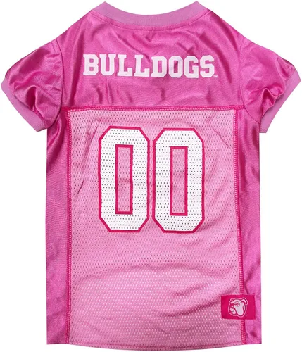 Vista 14 de Pets First Camiseta de la NCAA para perros y gatos, camiseta rosa de California Golden Bears, talla XS. Lindo traje rosa para mascotas