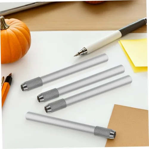 Vista 7 de Extensores de lápiz de metal, extensores de lápiz de arte reutilizables para artistas, crayón