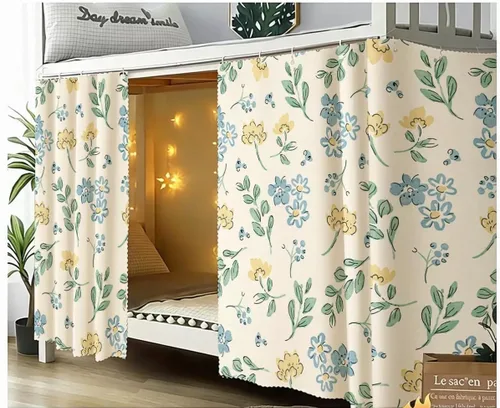 Vista 15 de Cortinas opacas para cama de privacidad con toldo grueso, mosquitero Mosquitera blanca 1aa