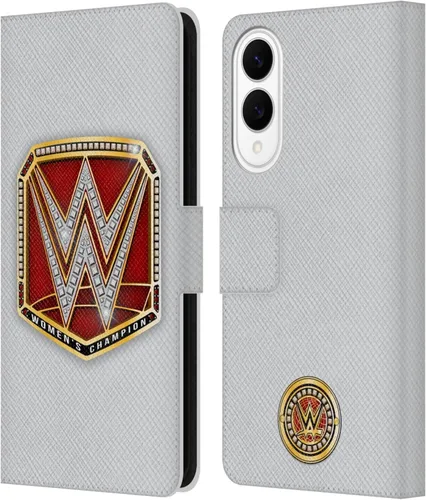 Vista 300 de Head Case Designs Officially Licensed WWE Cruiserweight Champion Title Belts Leather Wallet Case Compatible with Samsung Galaxy A07 4G Campeón
