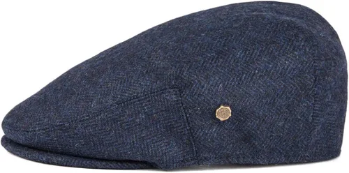 Vista 2 de VOBOOM - Gorra plana de taxista para hombre con mezcla de lana