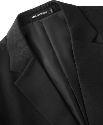 Vista 3 de Blazer casual para hombre, chaqueta de lino ajustada, chaquetas de traje para hombre, blazer casual, abrigo deportivo, trajes de lino