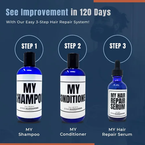 Vista 9 de Evan Alexander Fine Grooming MY Suero reparador del cabello (2oz)