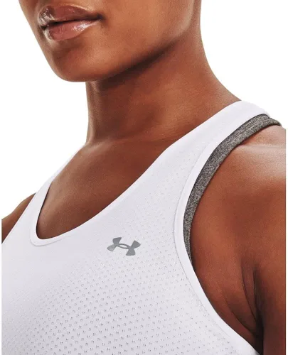Vista 6 de Under Armour HeatGear Racer - Camiseta sin mangas para mujer