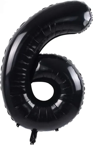 Vista 20 de TONIFUL Globos grandes de helio de letras B negras grandes de 40 pulgadas, globos de aluminio Mylar para decoración de suministros de fiesta