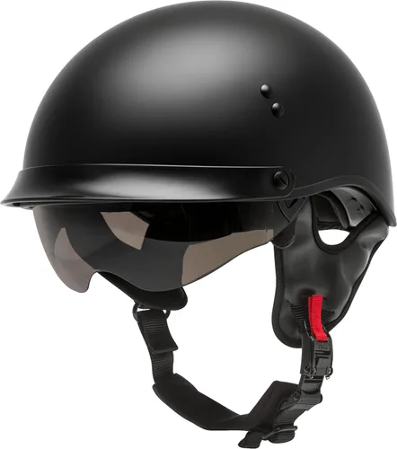 Vista 20 de GMAX Medio casco de retribución HH-65 - Aprobado por FMVSS 218