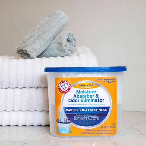 Vista 7 de Arm & Hammer Absortor de humedad recargable sin fragancia y eliminador de olores, bañera de 14 onzas