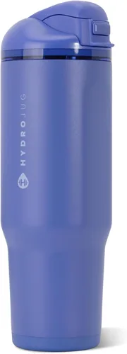 Vista 97 de HydroJug Ease2o - Botella de agua aislada de 24 onzas, tapa con popote y Duna