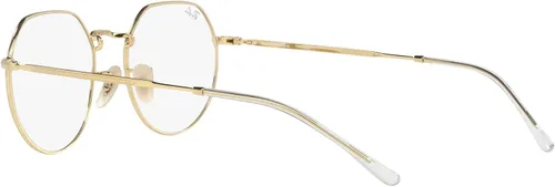 Vista 5 de Ray-Ban Unisex Rx6465f Jack Low Bridge Fit Round Prescription Eyewear Frames