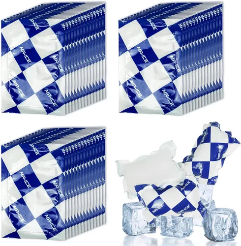 Vista 9 de Paquetes de hielo seco para envío de alimentos congelados - Manta de hielo flexible para enfriadores - Paquetes fríos de envío mantienen