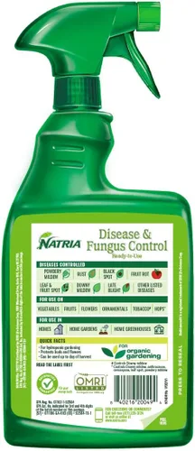 Vista 7 de NATRIA Control de enfermedades y hongos, listo para usar, 24 onzas, fungicida de cobre líquido, fungicida de cobre en aerosol para plantas