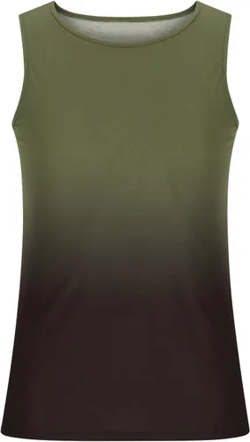 Vista 2 de Muscularfit Camisetas de playa para hombres 2023 regulares, grandes y altas, color degradado, sin mangas, camisetas sin mangas, camiseta casual
