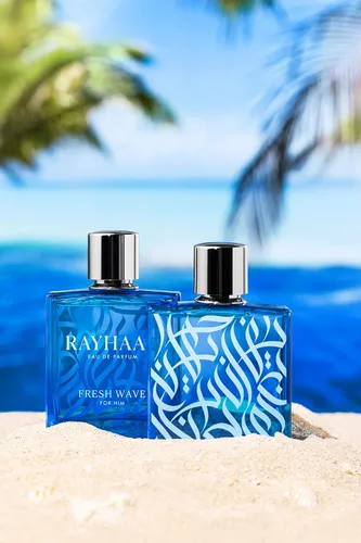 Vista 4 de Rayhaan Fresh Wave - Eau de Parfum en espray para hombre, 3.4 onzas