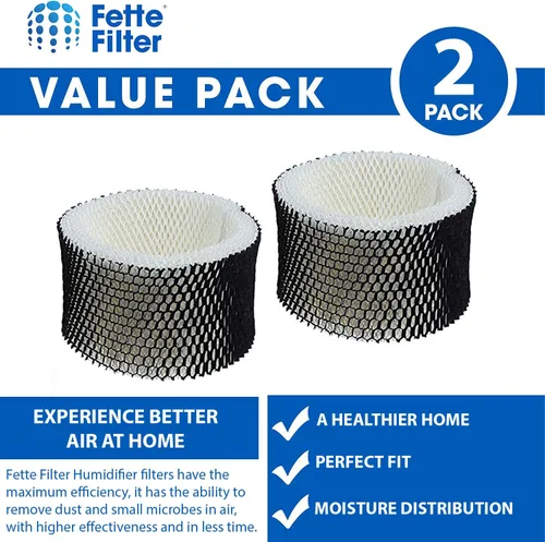Vista 2 de Fette Filter -2 filtros humidificadores compatibles con Holmes & Sunbeam humidificador filtro A, HWF62 HWF62CS HWF62D (paquete de 2)