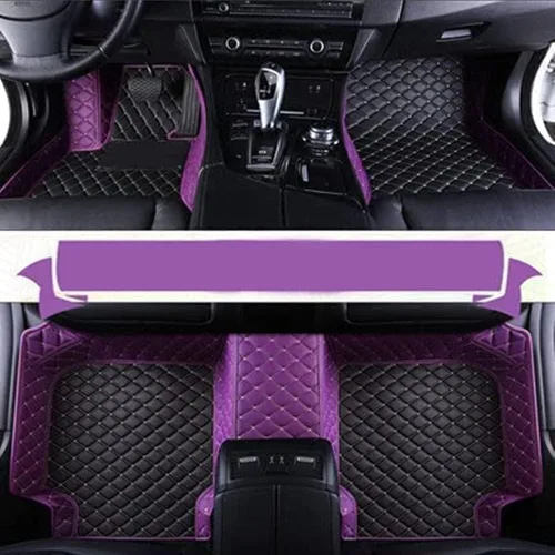 Vista 26 de Alfombrillas personalizadas para automóvil compatibles con Audi, BMW, Mercedes-Benz, Chevy, Cadillac, Honda, Toyota, Lexus, Infiniti, Nissan, rojo