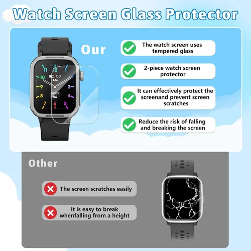 Vista 3 de Reloj inteligente para niños para niño niña, relojes para niños con 19 modos deportivos, frecuencia cardíaca, monitor de sueño, podómetro
