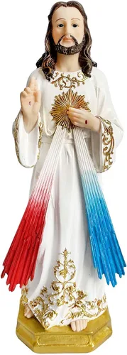 Vista 2 de Estatua de la Divina Misericordia (6 pulgadas)