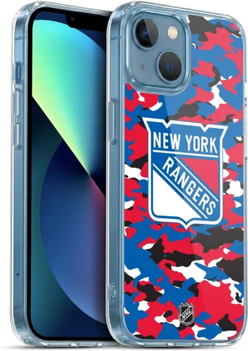 Vista 200 de Head Case Designs Funda de gel suave con licencia oficial de la NHL Camouflage New York Rangers compatible con Apple iPhone 7 Plus/iPhone 8 Plus