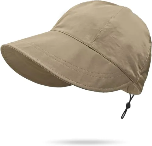 Vista 11 de huablo UPF 50+ Womens Sun Hat Wide Brim Sun Hat UV Protection Hiking Fishing Hat Adjustable Head Circumference for Easy Carry Negro