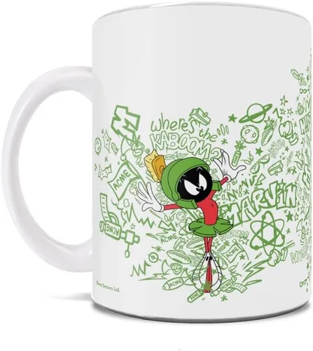 Vista 434 de Trend Setters Friends the Television Show – 25 años – Mercancía oficial – Taza de café o té de cerámica blanca de 11 onzas – perfecta para regalar