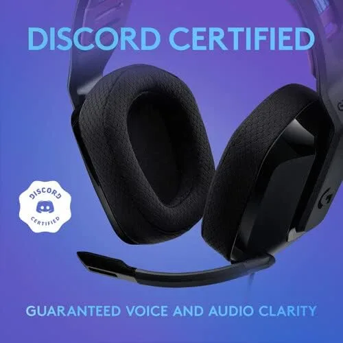 Vista 7 de Logitech G335 Wired Stereo Gaming Headset for PCPS Xbox Nintendo Switch - Black Renewed