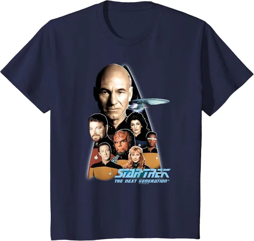 Vista 7 de Star Trek The Next Generation T-Shirt Asphalt Grey