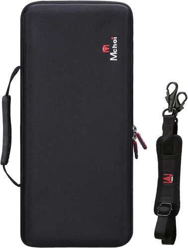Vista 6 de Mchoi Funda rígida portátil compatible con la impresora móvil inalámbrica Epson Workforce WF-100/WF-110, solo funda (negro)