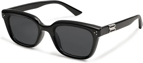Vista 3 de Gafas de sol rectangulares retro para mujer, gafas de sol de marco cuadrado de moda AP3642