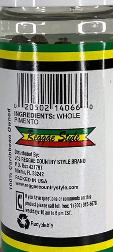 Vista 4 de Pimento entero Jamaican Allspice (Pimenton Entero) Botella sellada con ODatzgood (JCS Pack de 1)