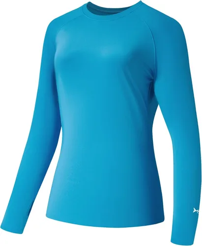 Vista 23 de BASSDASH – Camiseta de manga larga para mujer con protección solar UV UPF 50+ para pesca y senderismo Negro