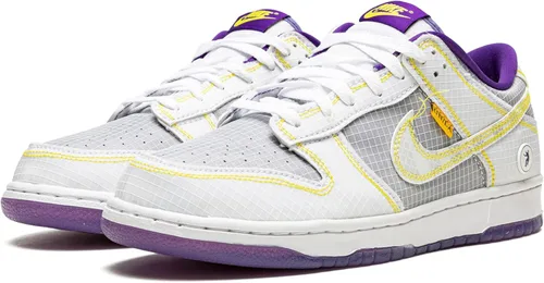 Vista 2 de Nike Dunk Low DJ9649 500 Union Passport Pack Court Purple - Talla 11, GrisPúrpuraAmarillo, 11