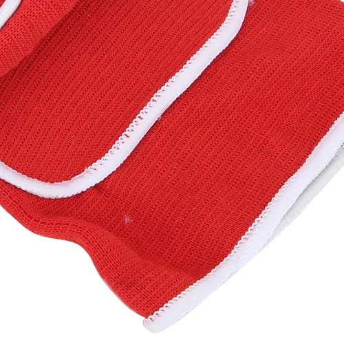 Vista 9 de 1 par de rodilleras protectoras, rodilleras de esponja gruesa, rodilleras para danza, yoga, multideportes (rojo)