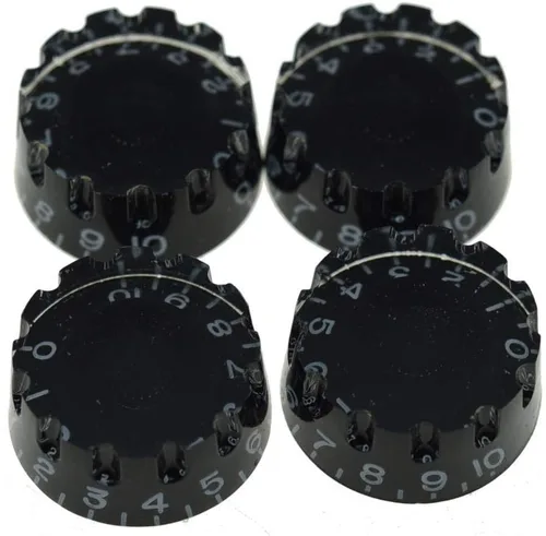 Vista 10 de Dopro 2 perillas de marcación rápida moleteadas para guitarra LP de Estados Unidos (Imperial), 24 ranuras finas, pomos de control para ollas Les