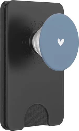 Vista 7 de Azul polvoriento: lindo y simple, bohemio, dibujado a mano, PopSockets intercambiables PopGrip