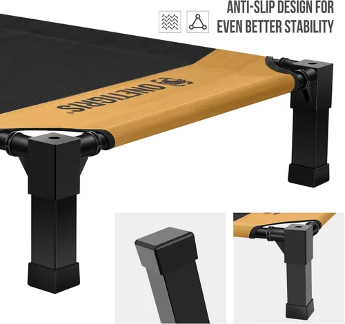 Vista 4 de ONETIGRIS Cama elevada para perros, cama elevada para perros medianos y grandes, para interiores y exteriores, camas elevadas para perros con malla