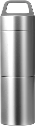 Vista 16 de Pastillero pequeño, llavero portátil para pastilleros, contenedor de pastillero de metal impermeable para bolsillo de viaje, mini organizador