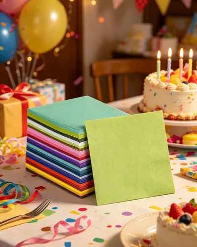 Vista 7 de Servilletas de cóctel de 24 colores de 5 x 5 pulgadas desechables servilletas de papel para bebidas para cóctel, boda, cena, fiesta de cumpleaños