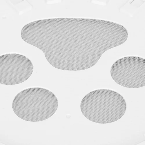 Vista 3 de Plastic Cat Door with Controlled Access, 4 Modes Security Lock, Reinforced Anti Collision Valve, Nylon Mesh, Hanging Inner Door, for Indoor Pets