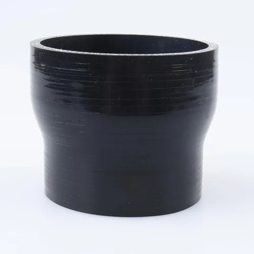 Vista 14 de AC PERFORMANCE ID de 1" a 1/2" (25mm a 13mm) Manguera de silicona recta reductora de 3 capas reforzada negra, 3" de longitud Negro