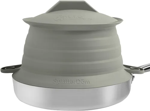 Vista 39 de L.I.Q - Protector de salpicaduras de silicona, se adapta a macetas de 8 y 10 pulgadas (20 y 9.8 in), apto para microondas y duradero, incluye tapa