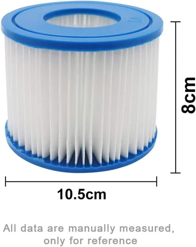 Vista 5 de Cartucho de filtro de bañera de hidromasaje tipo VI de repuesto para Coleman SaluSpa 90352E, 58323 58323, compatible con bomba de piscina Lay-Z-Spa