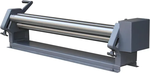 Vista 11 de KAKA INDUSTRIAL Máquina de rollo deslizante, 12 pulgadas de ancho de 22 Ga. (0.03 pulgadas) de capacidad de acero grueso, rodillo de chapa manual